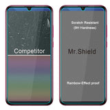 Mr.Shield [3er-Pack] Displayschutzfolie aus gehärtetem Glas für Huawei Honor 10i mit lebenslangem Ersatz