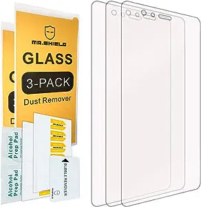 Mr.Shield [3-PACK] Designed For Huawei P9 [Tempered Glass] Screen Protector [0.3mm Ultra Thin 9H Hardness 2.5D Round Edge] with Lifetime Replacement