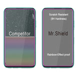 Mr.Shield [3er-Pack] Entwickelt für Huawei (P40 Lite) [270μ-Klebeversion] [Gehärtetes Glas] Displayschutzfolie mit lebenslangem Ersatz