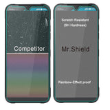 Mr.Shield [3er-Pack] Displayschutzfolie für Kyocera DuraSport 5G UW [gehärtetes Glas] [Japanisches Glas mit 9H-Härte] Displayschutzfolie mit lebenslangem Ersatz
