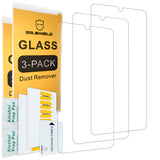 Mr.Shield [3er-Pack] Entwickelt für LG G9 ThinQ/LG V60 ThinQ [Gehärtetes Glas] [Japanisches Glas mit 9H-Härte] Displayschutzfolie mit lebenslangem Ersatz