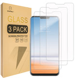 Mr.Shield [3er-Pack] passend für LG G7 Fit [gehärtetes Glas] Displayschutzfolie mit lebenslangem Ersatz