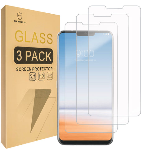 Mr.Shield [3-PACK] Designed For LG G7 Fit [Tempered Glass] Screen Protector with Lifetime Replacement