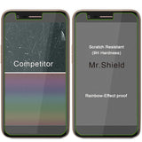 Mr.Shield [3er-Pack] entwickelt für LG K20 V [gehärtetes Glas] Displayschutzfolie [0,3 mm ultradünn, 9H-Härte, 2,5D runde Kante] mit lebenslangem Ersatz