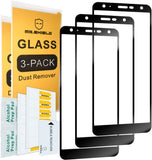 Mr.Shield [3-Pack] Designed For LG K40 [Japan Tempered Glass] [9H Hardness] [Full Screen Glue Cover] Screen Protector with Lifetime Replacement