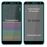 Mr.Shield [3er-Pack] entworfen für LG K40 [japanisches gehärtetes Glas] [9H-Härte] [vollständige Abdeckung] Displayschutzfolie mit lebenslangem Ersatz