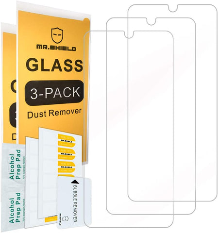 Mr.Shield [3-PACK] Designed For LG K50 / LG K50 2019 [Tempered Glass] Screen Protector with Lifetime Replacement