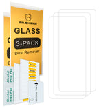 Mr.Shield [3er-Pack] Entwickelt für LG K62 / LG Q52 [Gehärtetes Glas] [Japanisches Glas mit 9H-Härte] Displayschutzfolie mit lebenslangem Ersatz