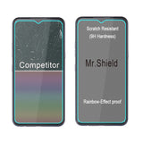 [3er-Pack] – Mr.Shield entwickelt für LG Q63 [gehärtetes Glas] Displayschutzfolie [japanisches Glas mit 9H-Härte] mit lebenslangem Ersatz