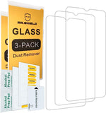 [3er-Pack] – Mr.Shield entwickelt für LG Q63 [gehärtetes Glas] Displayschutzfolie [japanisches Glas mit 9H-Härte] mit lebenslangem Ersatz