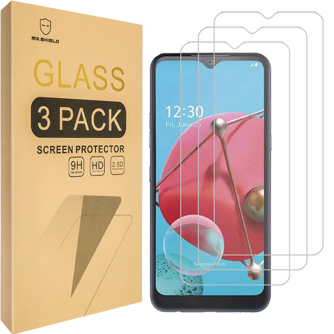 Mr.Shield [3-Pack] Designed For LG Q83 [Tempered Glass] Screen Protector [Japan Glass With 9H Hardness] with Lifetime Replacement