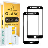 [2-Pack]-Mr.Shield for LG X Charge [Tempered Glass] [Full Cover] [Black] Screen Protector with Lifetime Replacement