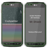 Mr.Shield [5er-Pack] entwickelt für LG X Venture [gehärtetes Glas] Displayschutzfolie [0,3 mm ultradünn, 9H-Härte, 2,5D runde Kante] mit lebenslangem Ersatz