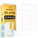 Mr.Shield [2er-Pack] entwickelt für Lenovo Tab 4 8 Plus (8,0 Zoll) / Lenovo Tab 4 Plus 8 Zoll [gehärtetes Glas] Displayschutzfolie [0,3 mm ultradünn, 9H-Härte, 2,5D runde Kante] mit lebenslangem Ersatz