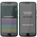 Mr.Shield [5-PACK] Designed For Motorola Moto E4 / Moto E (4th Generation) [Tempered Glass] Screen Protector [0.3mm Ultra Thin 9H Hardness 2.5D Round Edge] with Lifetime Replacement