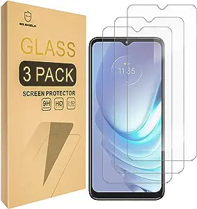 Mr.Shield [3-Pack] Designed For Motorola (Moto G50) [Tempered Glass] [Japan Glass with 9H Hardness] Screen Protector with Lifetime Replacement