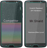 Mr.Shield entworfen für Moto G6 Forge [gehärtetes Glas] [3er-Pack] Displayschutzfolie [japanisches Glas mit 9H-Härte] mit lebenslangem Ersatz