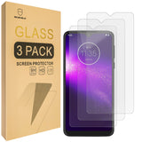 Mr.Shield [3-Pack] Designed For Motorola (Moto One Macro) [Tempered Glass] Screen Protector [Japan Glass with 9H Hardness] with Lifetime Replacement