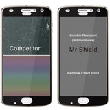 Mr.Shield [3ER-PACK] Entwickelt für Motorola MOTO Z2 Play [Japanisches gehärtetes Glas] [9H-Härte] [Vollbild-Klebeabdeckung] Displayschutzfolie mit lebenslangem Ersatz
