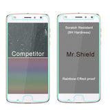[5-PACK]- Mr.Shield Designed For Motorola MOTO Z2 Play [Tempered Glass] Screen Protector [0.3mm Ultra Thin 9H Hardness 2.5D Round Edge] with Lifetime Replacement