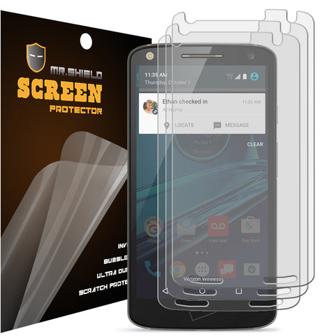 Mr.Shield Designed For Motorola Moto Droid Turbo 2 / Moto X Force Anti-Glare [Matte] Screen Protector [3-PACK] with Lifetime Replacement