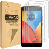 Mr.Shield [3-PACK] Designed For Motorola Moto E4 Plus/Moto E Plus (4th Generation) [Tempered Glass] Screen Protector [0.3mm Ultra Thin 9H Hardness 2.5D Round Edge] with Lifetime Replacement