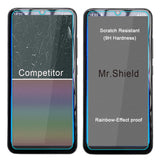 Mr.Shield [3-Pack] Designed For Motorola (Moto E6 Plus)[Tempered Glass] [Japan Glass with 9H Hardness] Screen Protector with Lifetime Replacement