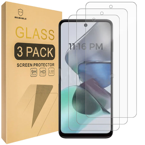 Mr.Shield Screen Protector Compatible with Motorola Moto G24 [Tempered Glass] [3-PACK] [Japan Glass with 9H Hardness]