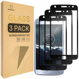 Mr.Shield [3-PACK] Designed For Motorola Moto X4 / Moto X (4th Generation) [Japan Tempered Glass] [9H Hardness] [Full Cover] Screen Protector with Lifetime Replacement