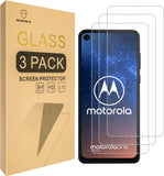 Mr.Shield [3-PACK] Designed For Motorola Moto (One Vision) / (Moto One Vision) [Tempered Glass] Screen Protector with Lifetime Replacement