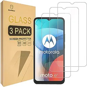 Mr.Shield [3-Pack] Designed For Motorola (MOTO G30) [Shorter Fit for Case Version] [Tempered Glass] [Japan Glass with 9H Hardness] Screen Protector