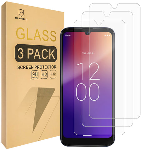Mr.Shield [3-Pack] Screen Protector For Moxee M2160 [Tempered Glass] [Japan Glass with 9H Hardness] Screen Protector with Lifetime Replacement