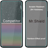 Mr.Shield Screen Protector For NUU MOBILE B15 (Nuu B15) [Tempered Glass] [9H Hardness] [3-Pack] Screen Protector