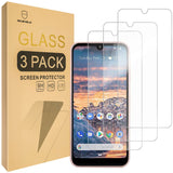 [3-Pack]- Mr.Shield Designed For Nokia 3.2 [Tempered Glass] Screen Protector [Japan Glass with 9H Hardness] with Lifetime Replacement