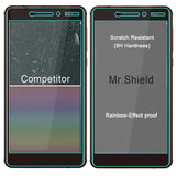 Mr.Shield [3er-Pack] entworfen für Nokia 6.1 (Nokia 6 2018), [vollständige Abdeckung] Displayschutzfolie mit lebenslangem Ersatz