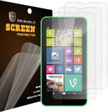 Mr.Shield Designed For Nokia Lumia 630 635 636 638 Anti-glare Screen Protector [3-PACK] with Lifetime Replacement