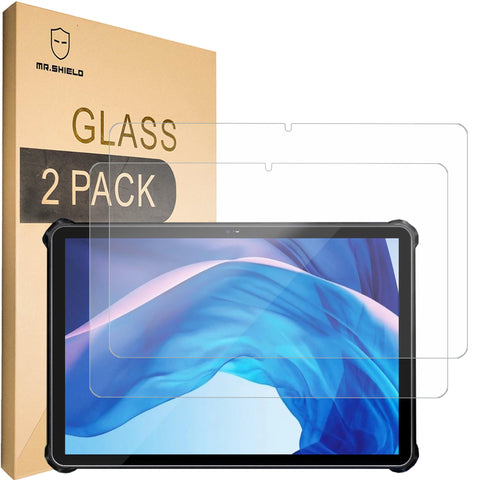 Mr.Shield [2-PACK] Screen Protector For OUKITEL RT6 Tablet [Tempered Glass] [Japan Glass with 9H Hardness] Screen Protector with Lifetime Replacement
