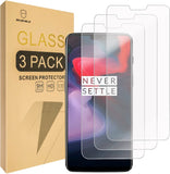 Mr.Shield [3er-Pack] entwickelt für OnePlus 6 / OnePlus Six [gehärtetes Glas] Displayschutzfolie mit lebenslangem Ersatz