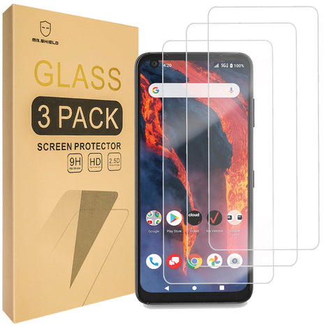 Mr.Shield [3er-Pack] Entwickelt für Orbic Magic 5G / Orbic Myra 5G UW [Gehärtetes Glas] [Japanisches Glas mit 9H-Härte] Displayschutzfolie mit lebenslangem Ersatz