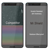 Mr.Shield [3er-Pack] entworfen für Google (Pixel 3) [Upgrade der maximal deckenden Bildschirmversion] [gehärtetes Glas] Displayschutzfolie [japanisches Glas mit 9H-Härte] mit lebenslangem Ersatz