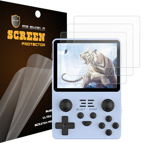 Mr.Shield [3-Pack] Screen Protector For Powkiddy RGB20S Handheld Arcade Game Console Premium Clear Screen Protector