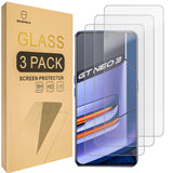 Mr.Shield [3-Pack] Screen Protector For Realme GT Neo 3 [Tempered Glass] [Japan Glass with 9H Hardness] Screen Protector with Lifetime Replacement