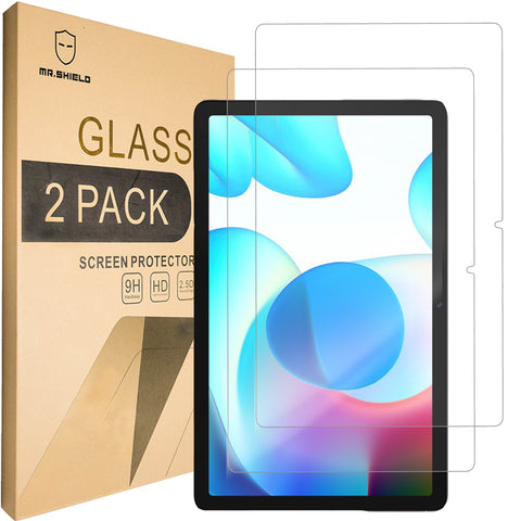 Mr.Shield [2-Pack] Screen Protector For Realme Pad 10.4 [Tempered Glass] [Japan Glass with 9H Hardness] Screen Protector