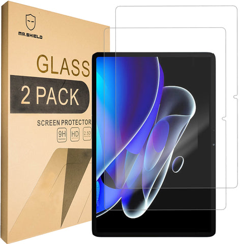 Mr.Shield [2-Pack] Screen Protector For Realme Pad X [Tempered Glass] [Japan Glass with 9H Hardness] Screen Protector with Lifetime Replacement