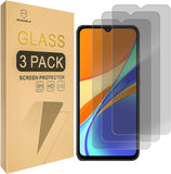 Mr.Shield [3-Pack] Privacy Screen Protector For Xiaomi Redmi 9A / Redmi 9C [Tempered Glass] [Anti Spy] Screen Protector with Lifetime Replacement