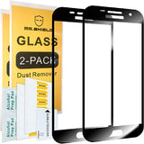 Mr.Shield [2-PACK] Designed For Samsung Galaxy A5 (2017) [Will Not for 2016 Version] [Tempered Glass] [Full Cover] [Black] Screen Protector with Lifetime Replacement