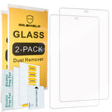 Mr.Shield [2er-Pack] entworfen für Samsung Galaxy Tab A 10.5 2018 SM-T590 / Galaxy Tab A2 10.5 [gehärtetes Glas] Displayschutzfolie [0,3 mm ultradünn, 9H-Härte, 2,5D runde Kante] mit lebenslangem Ersatz