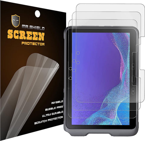 Mr.Shield [3-Pack] Designed For Samsung Galaxy Tab Active4 Pro Premium Clear Screen Protector (PET Material)