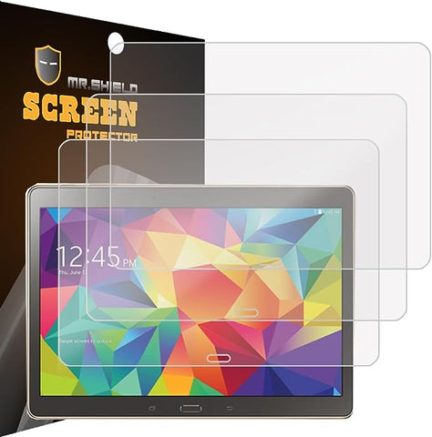 Mr.Shield Designed For Samsung Galaxy Tab S 10.5 10 inch Anti-glare [PET] Screen Protector [3 PACK] with Lifetime Replacement