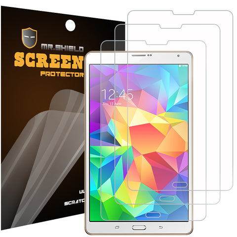 Mr.Shield Designed For Samsung Galaxy Tab S 8.4 8inch Premium Clear Screen Protector [3-PACK] with Lifetime Replacement